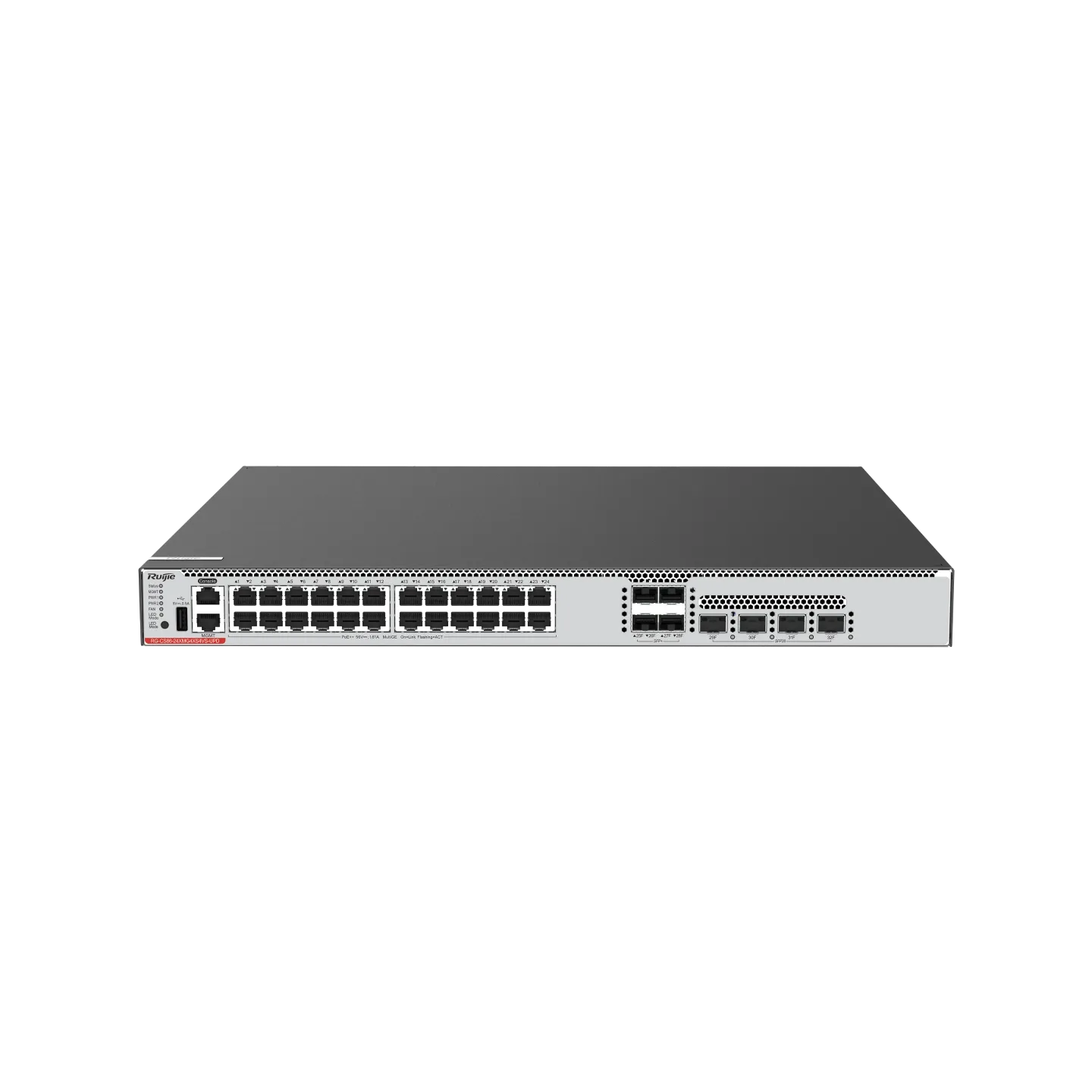 RG-CS86-24XMG4XS4VS-UPD 24-Port Ruijie Cloud-Managed Multi-GE Switch, Full 1/2.5/5/10GE Access with PoE++