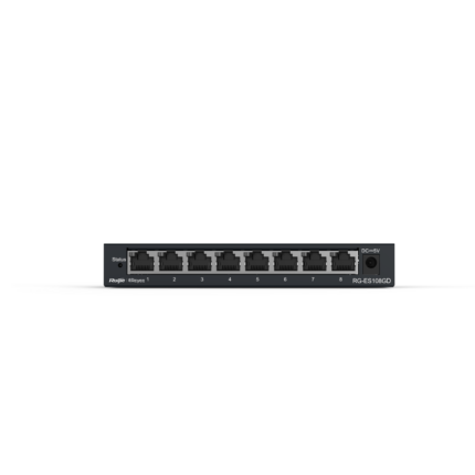 RG-ES108GD, 8-port 10/100/1000Mbps Unmanaged Non-PoE Switch