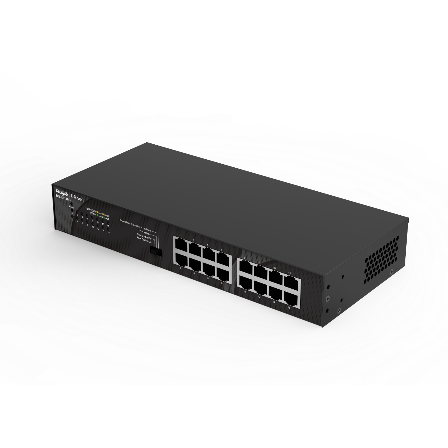 RG-ES116G, 16-port 10/100/1000Mbps Unmanaged Non-PoE Switch