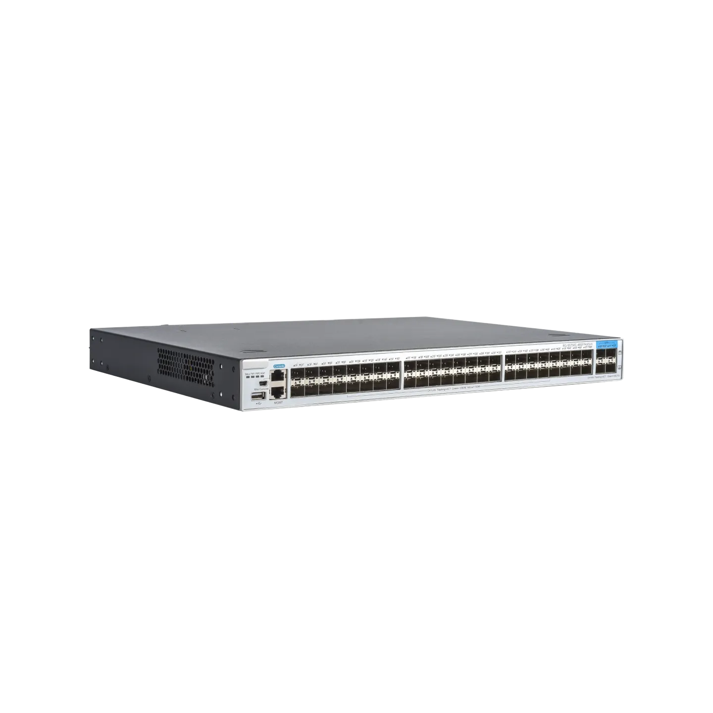 RG-S5750C-48SFP4XS-H, Enterprise-Class Core/Aggregation Switch, 48 x GE Optical Ports, Two Expansion Slots, 10GE Uplink