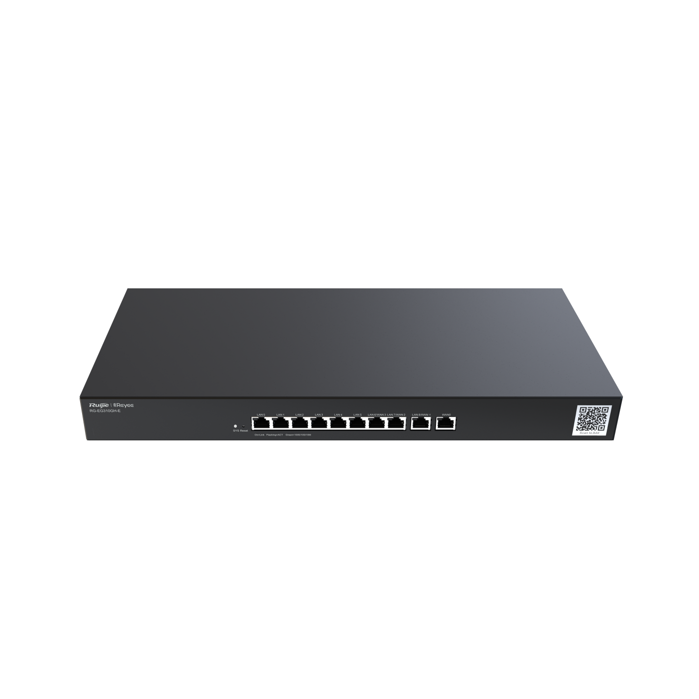 RG-EG310GH-E, Reyee 10-Port High-Performance Cloud Managed Office Router