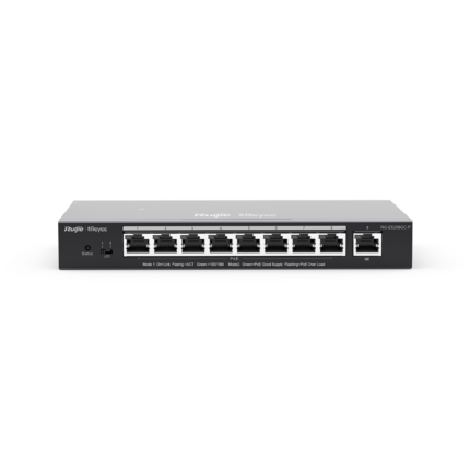 RG-ES209GC-P, 9-Port Gigabit Smart Cloud Managed PoE Switch