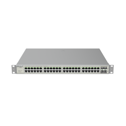 RG-NBS5200-48GT4XS-UP, 48-port Gigabit Layer 3 PoE Switch, 4 SFP+ Uplink