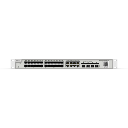 RG-NBS3200-24SFP/8GT4XS, 24-portlu Gigabit SFP ile 8 combo RJ45 portlu Layer 2 WEB Yönetimli Anahtar, 4 * 10G Uplink
